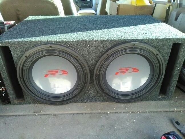 Alpine type R 12" sub's. SWR-1222D...
