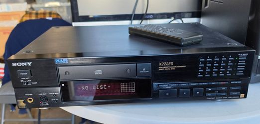 vintage Sony CDP-X222ES CD player from the ES series