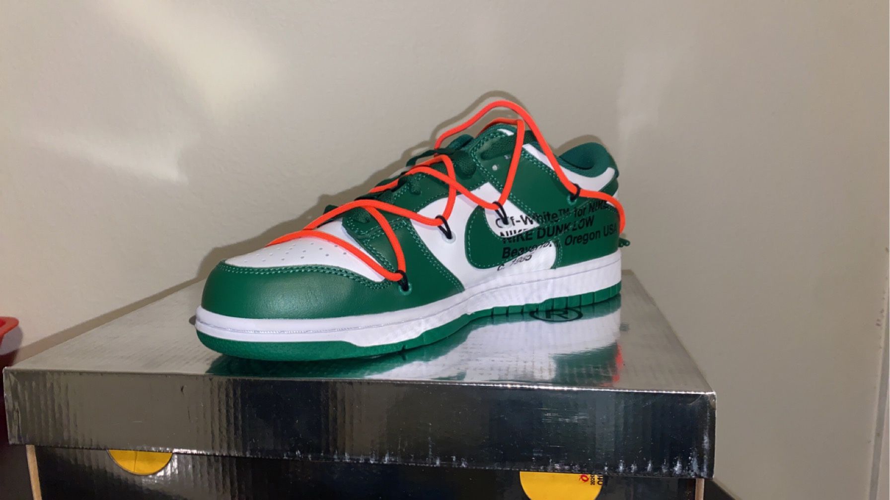 Nike Dunk Low Off-White Pine Green Men’s 8.5
