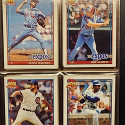 Baseball Cards From 1990 To 1991 Topps And Bowman