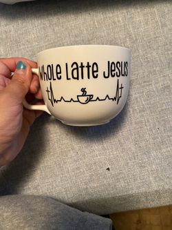 Custom cup Jesus