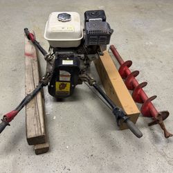 Two Man Post Hole Digger Auger Honda