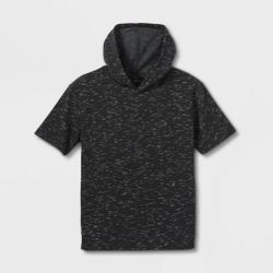 Boys' Short Sleeve Hoodie Sweatshirt - MEDIUM