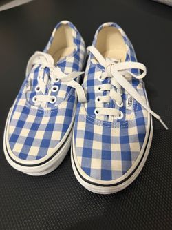 Vans Era Blue Gingham Low-Top Sneakers