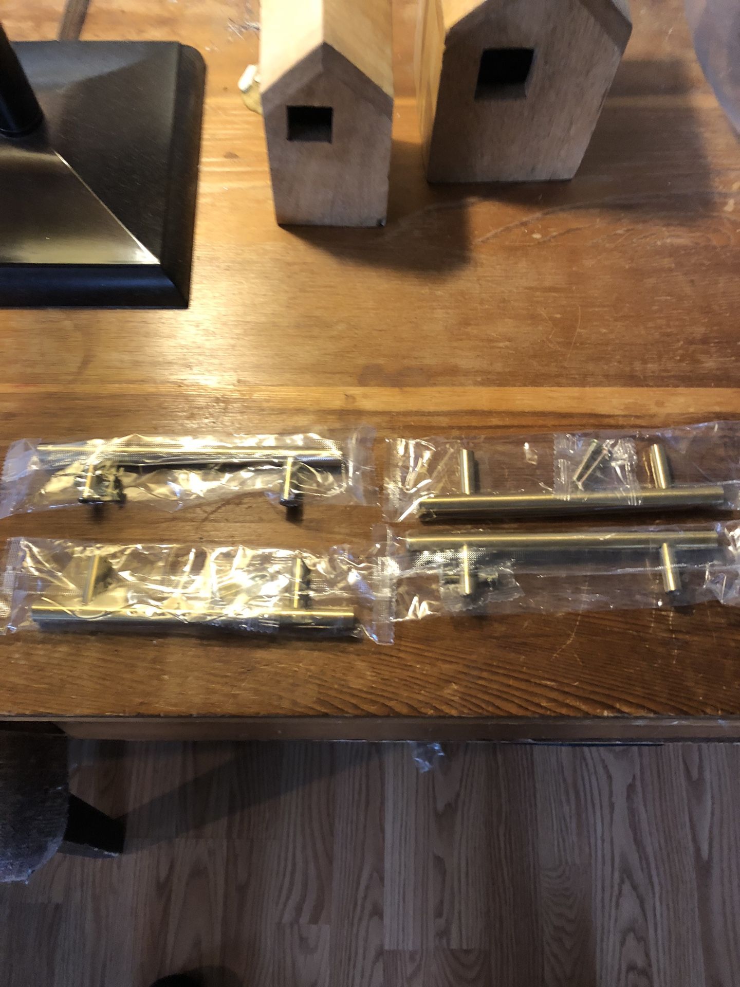 4 New Gold Drawer Handles/ Read Description And Look At The Pictures 