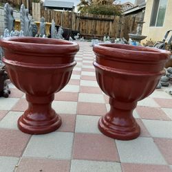 New Flower Pots Made Out Of Cement Perfect Gift 