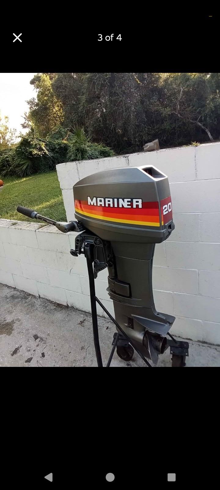 20 Hp Mariner Outboard Motor