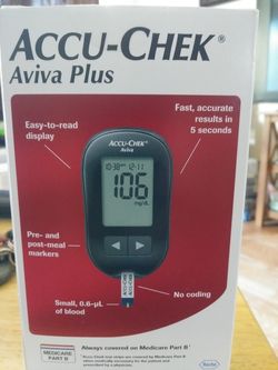 Accu Check Aviva plus meter test Brand new