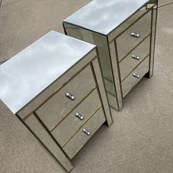Great 2 Sides Tables/ Nightstands 