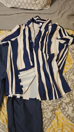Pants Suit With Shirt