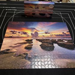 Hinkler 500 pc jigsaw puzzle, Mindfulness, One Piece At A Time, Beach