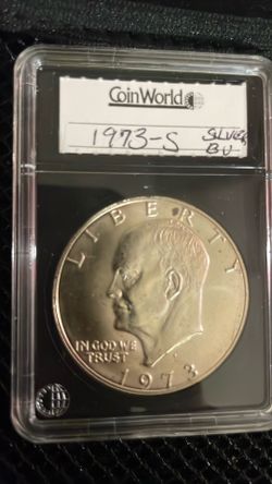 Ike dollar silver