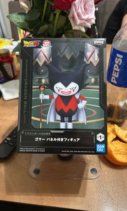 Dragon Ball Daima Gomer Figure With a Panel Amusement Prize Bandai Japan