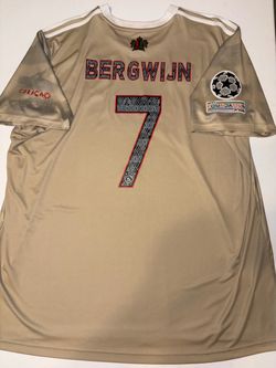 Steven Bergwijn #7 Ajax Amsterdam 2022 2023 Daily Paper Adidas Jersey  Size 3XL