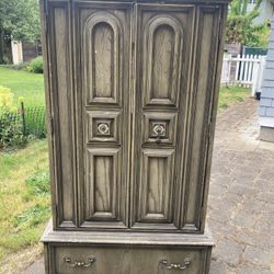 Vintage Bp John Armoire Cool Greenish Color 