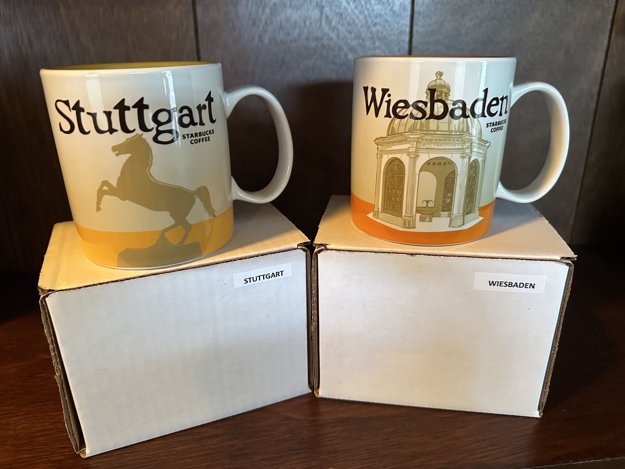 New Starbucks Stuttgart + Wiesbaden Germany Global Icon Mugs