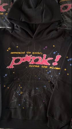 Pink Spider Hoodie