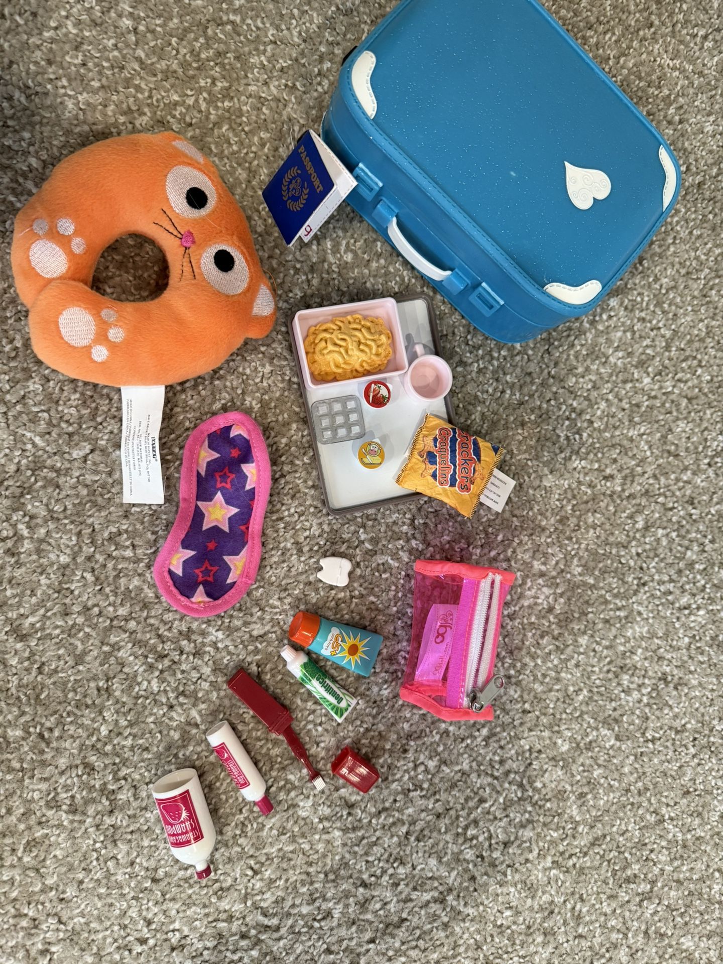 American Girl Doll Dupe Travel Set