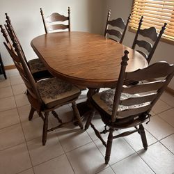 Kitchen Table With 6 Chairs 