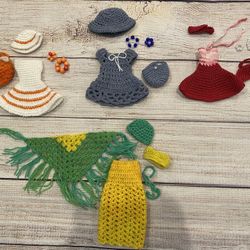 Handmade Crochet Clothes For Barbie Dolls 
