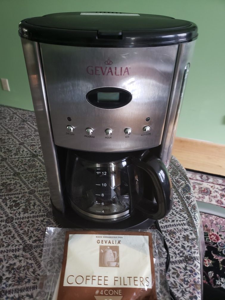 GEVALIA 12 CUPS COFFEE MAKER for Sale in Woodbridge, CT - OfferUp