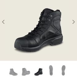 SIZE 9.5 RED WING THE EXOS LITE WATERPROOF LEATHER SAFETY TOE BOOTS BRAND NEW