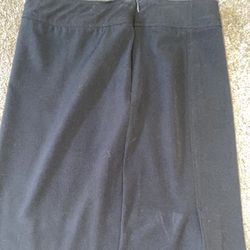 Women’s Black Slit Skirt
