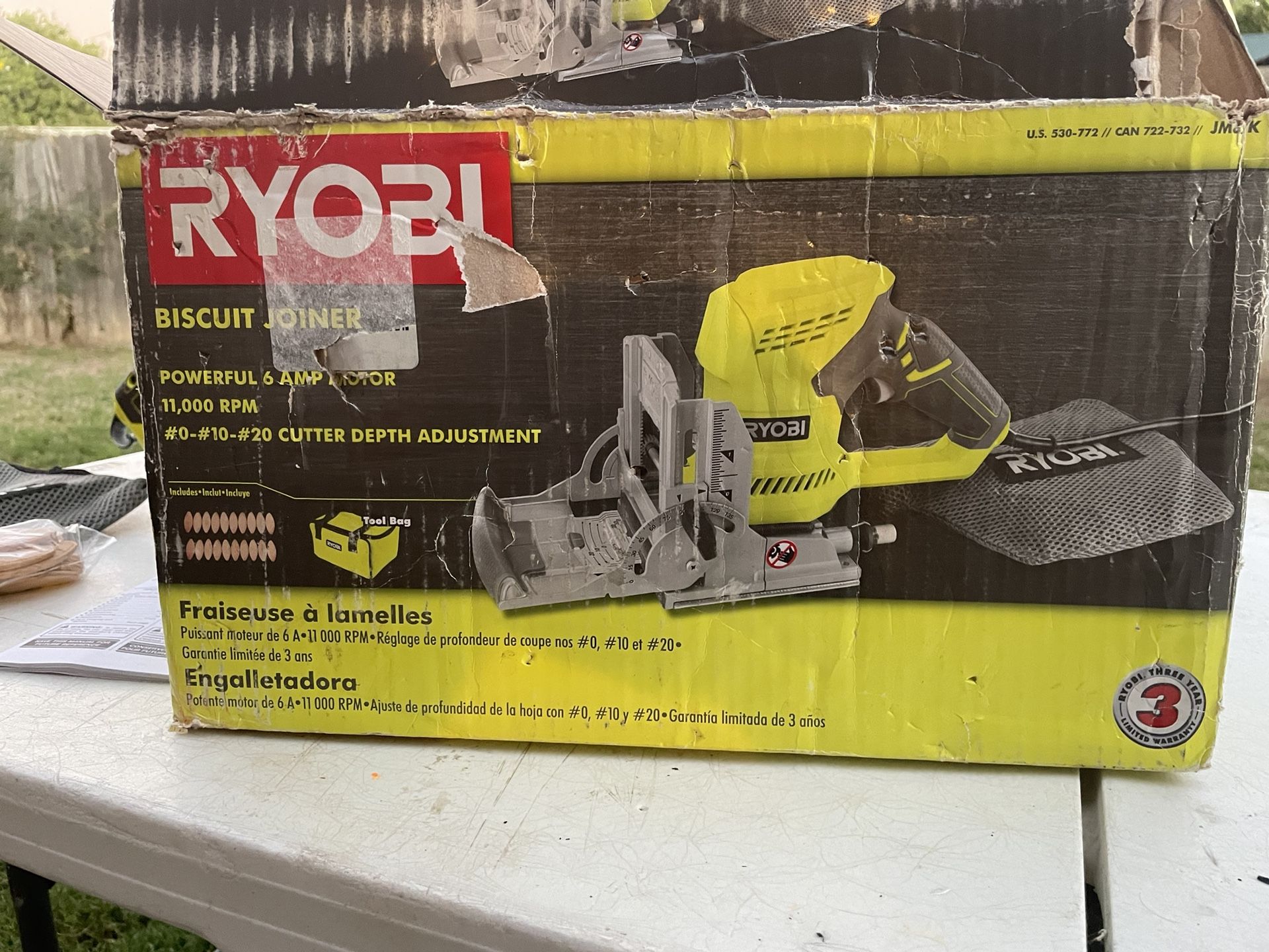 Ryobi Corded New Biscuit Joiner 