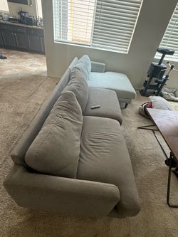 Grey couch/ Sofa