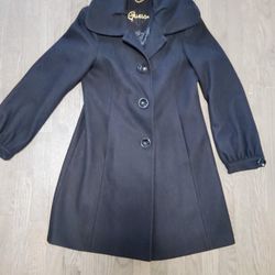 Black guess Wool Peacoat Women's Size Medium