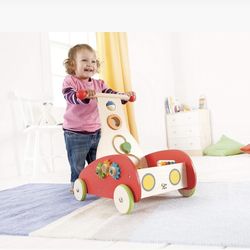 Hape E0370 Wonder Walker – Multi-Activity Push Along Wooden Toy