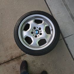 BMW M3 front Wheels And Tires 1992 To 1999
