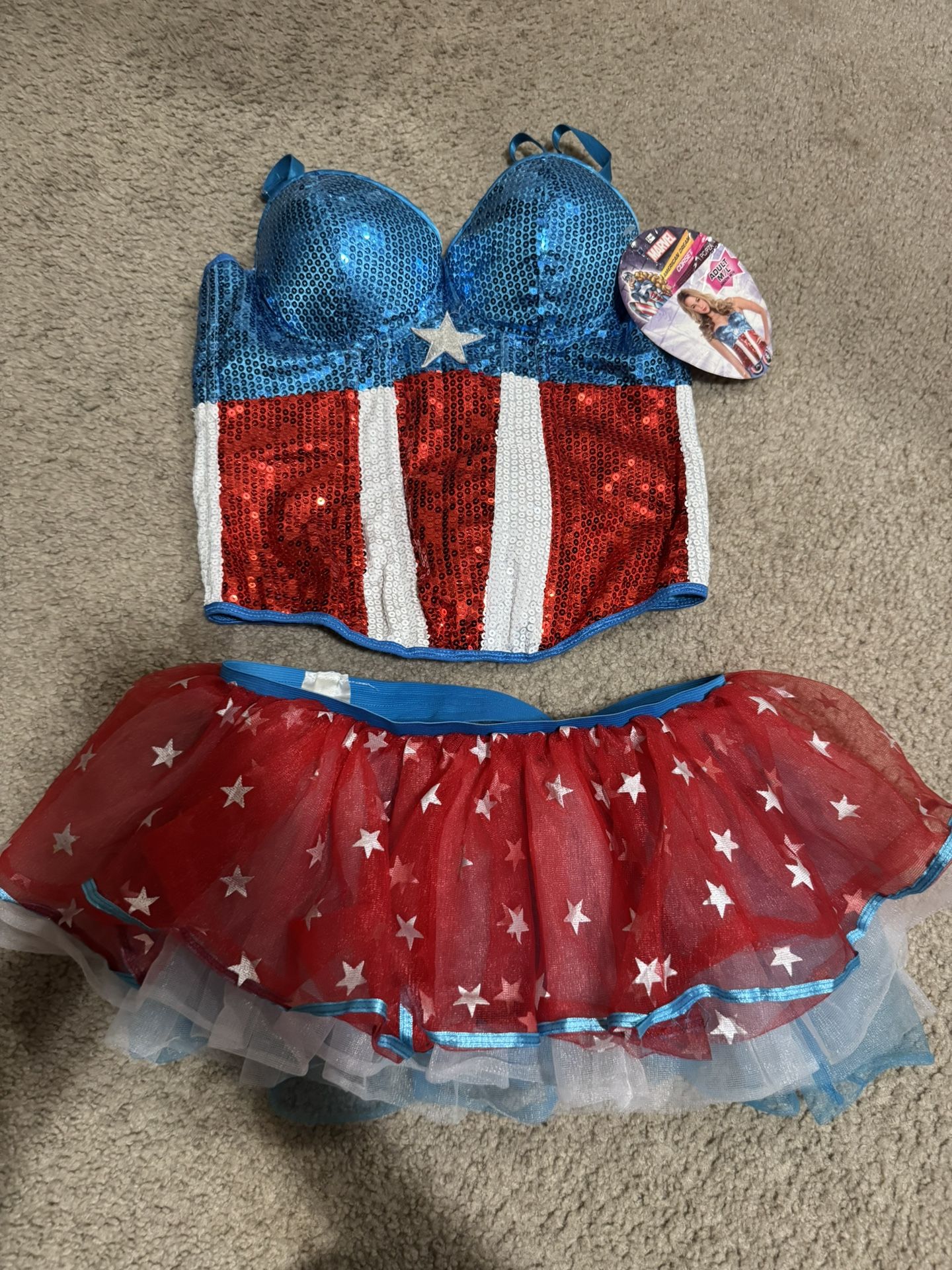 American Dream Corset And Tutu Costume