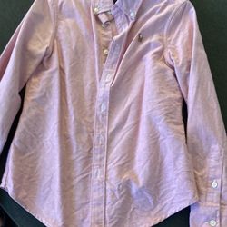 Kids Polo Button Up Long Sleeve