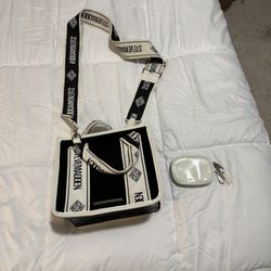 Steve Madden Faux Patent Leather Bwebber Bag