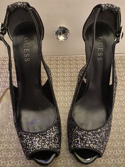 Guess sparkle/ glitter heels