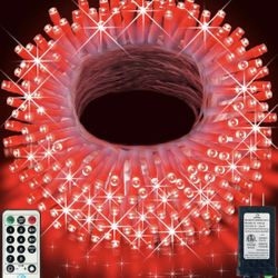 438ft String Lights 1200 LED Extra Long Christmas Lights with Remote 8 Lighting Modes & Timer Memory Outdoor Waterproof Decorations for Home Xmas Tree