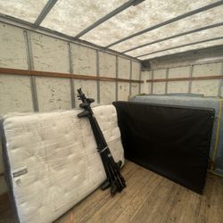 Bed Frame Mattress Box Spring All For 80$