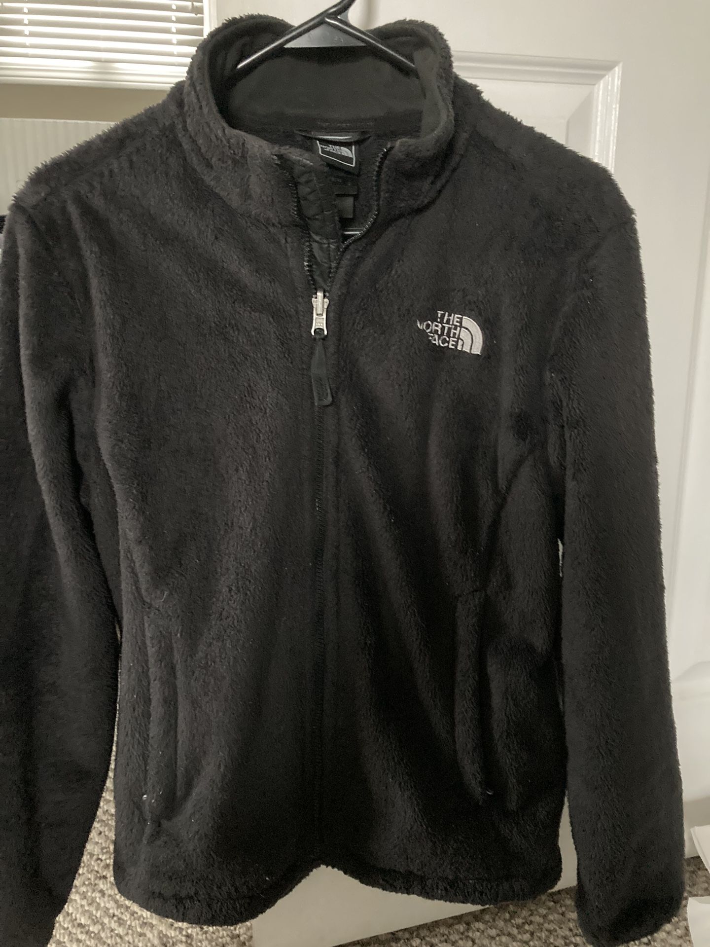 North Face Fleece Jacket Black fleece