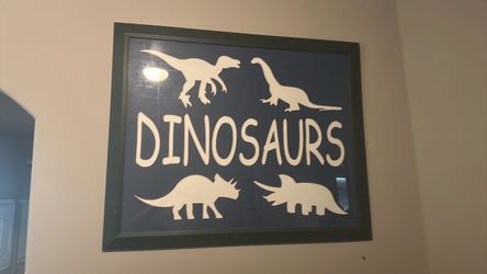 Dinosaurs wall art