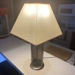 Clear Glass Table Lamp