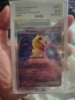 Mimikyu EX #069 AGS 9.5 Graded Pokemon Card