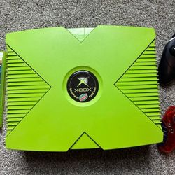 Original Microsoft X-Box Mountain Dew Edition
