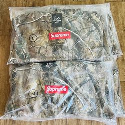 SUPREME BOX LOGO CAMO REAL TREE HOODIE SWEATSHIRT 