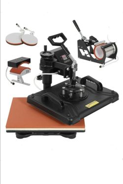 5-1 Multifunction Combo Heat Press Machine Hat/Mug/Plate/Cap/T-Shirt