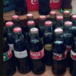 31-Vintage Coca-Cola Collector Bottles 