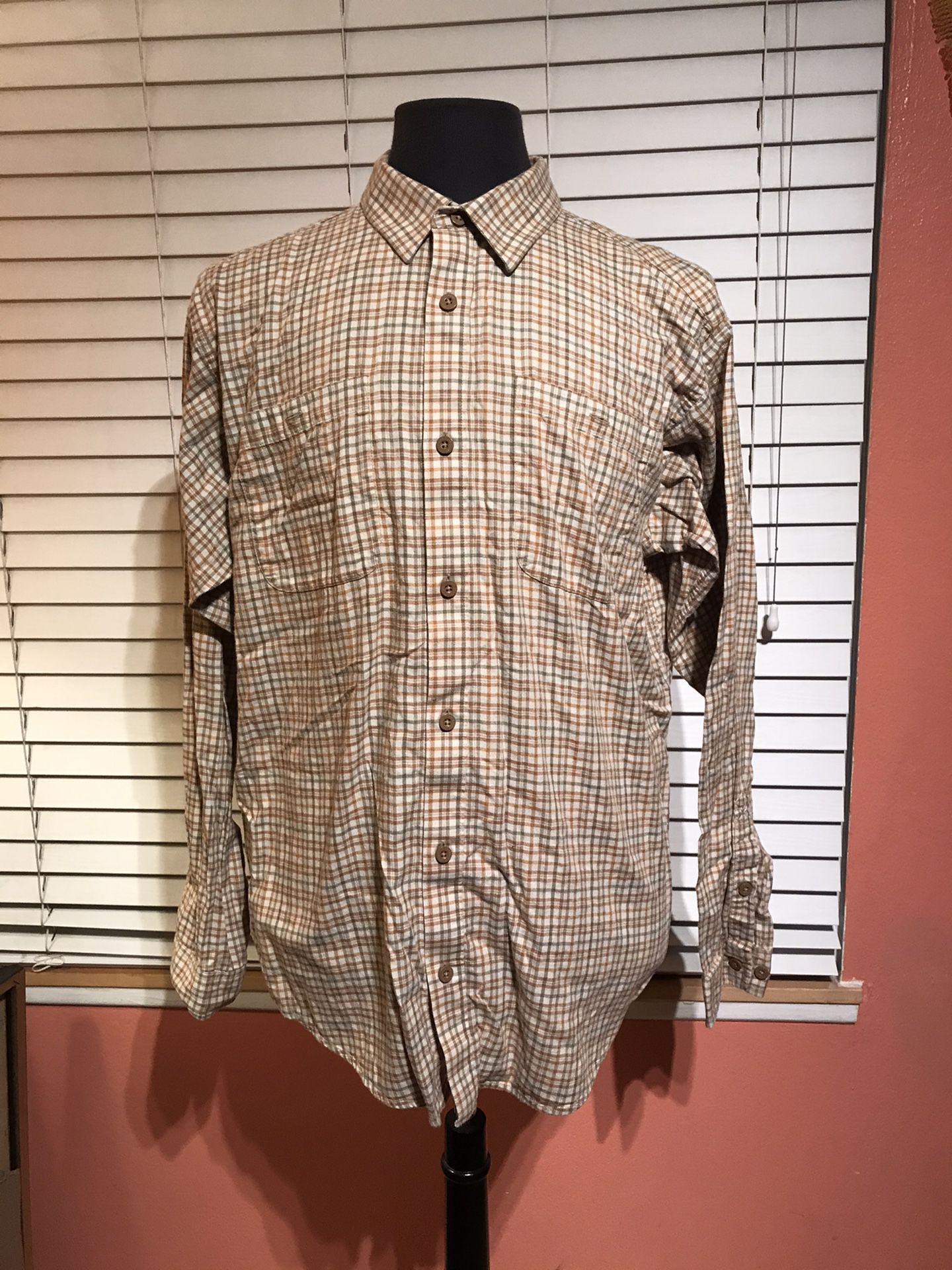 New w/out Tags Organic Cotton Patagonia long sleeve shirt