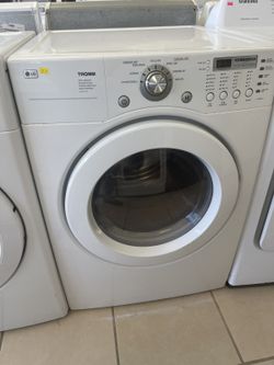 LG FRONT LOAD DRYER WHITE 