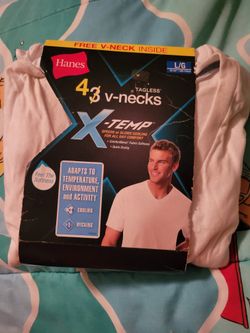 Hanes V-Neck X-Temp T-Shirts 