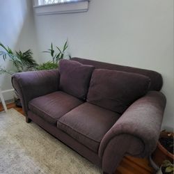 Broyhill Three Piece Living Room Set, Sofa, 83" W. Love Seat, 5' 3"w. Chair.3'3" W. All 3' Deep..